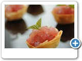MARTI_Roger_Tuna in crispy filo cup, wasabi
